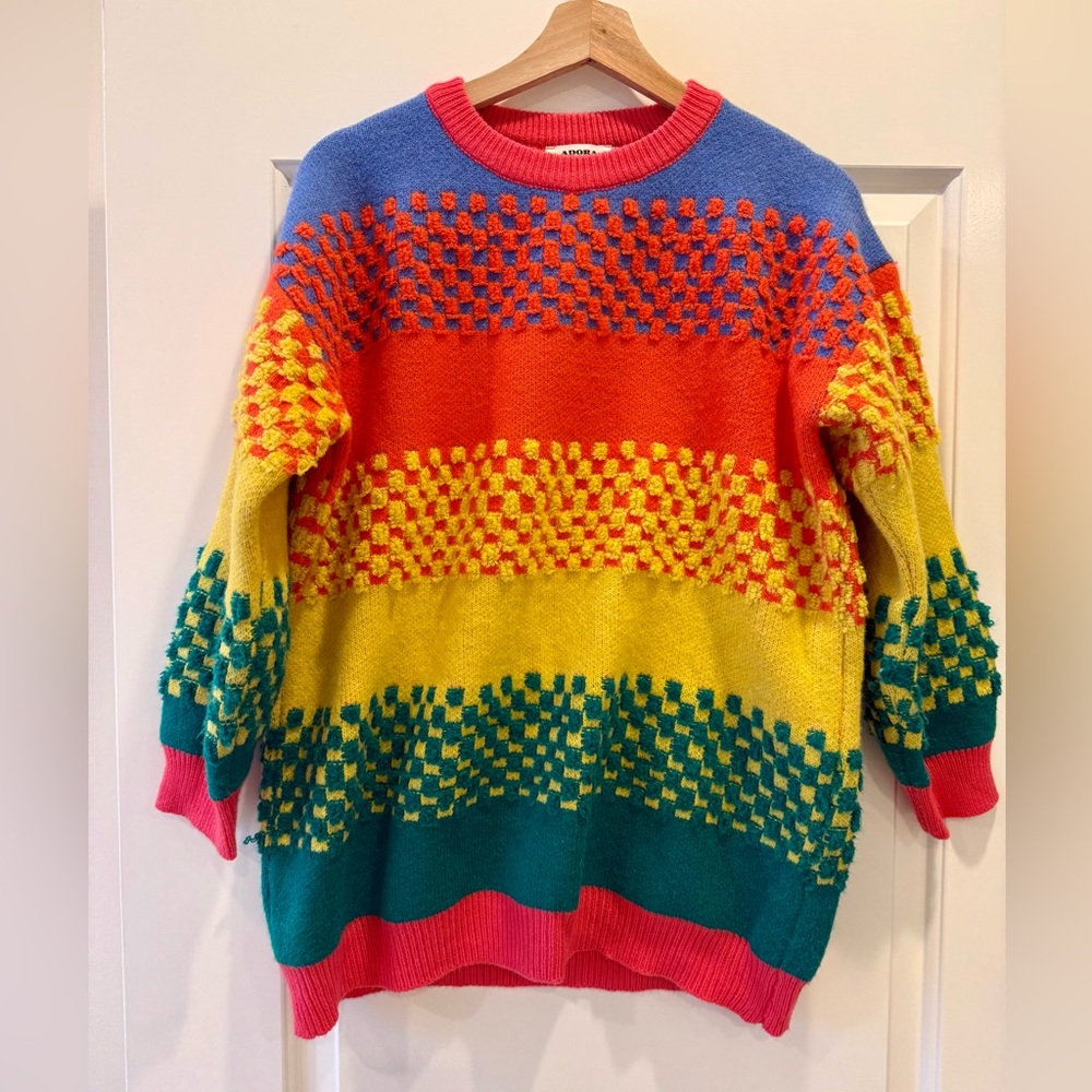 Colorful sweater by Adora size M/L